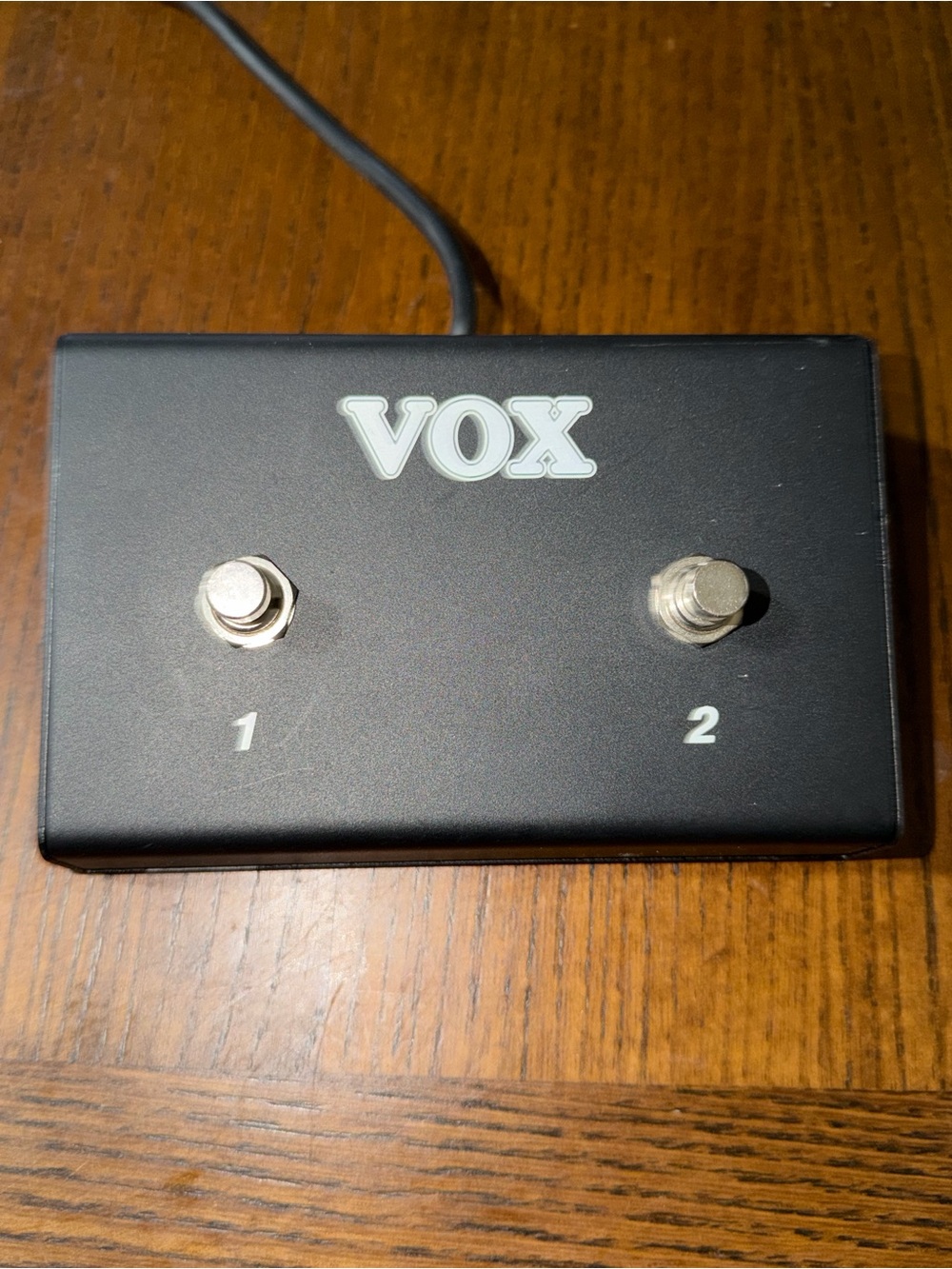 Black 2-Button Footswitch for Amplifier Control - Picture 2 of 7